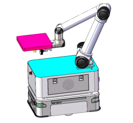 AMR Composite Robot ช่วยอุตสาหกรรมเครื่องจักรกลซีเอ็นซีแก้ปัญหาต้นทุนแรงงาน