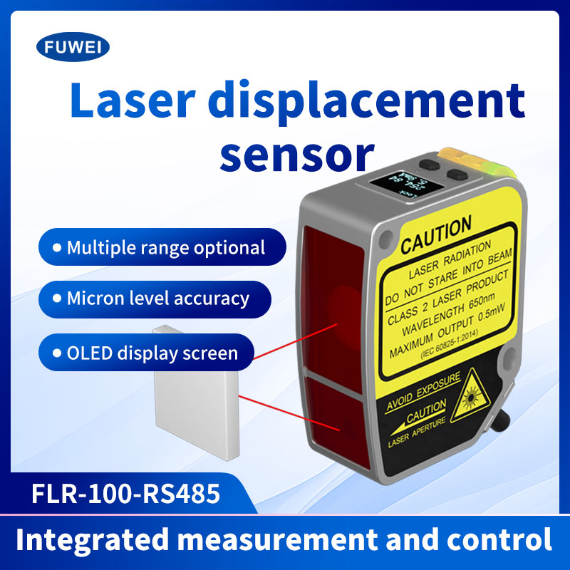Modbus RTU Laser Displacement เซ็นเซอร์ FLR-100-RS485