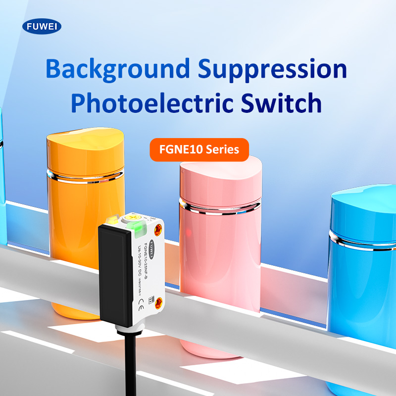 โฟโตอิเล็กทริคเซนเซอร์แบบสี่เหลี่ยม FGNE10-25NF-B